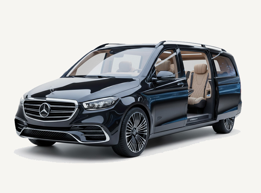 Minivan Mercedes VIP, with chauffeur service