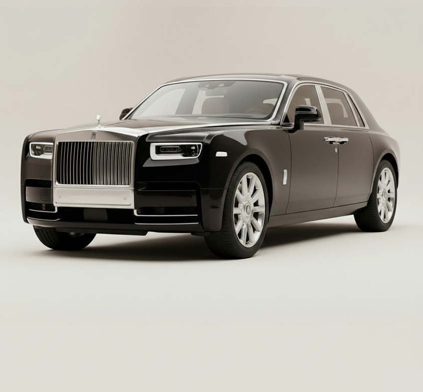 Rolls-Royce Phantom, with private driver for your transportation